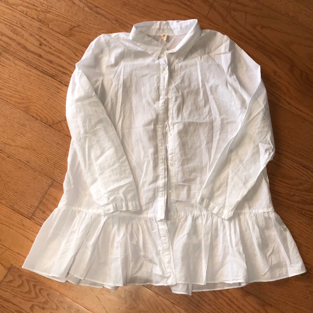 White Oversize Blouse